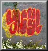 Graffiti on Jericho Beach, Vancouver, Canada