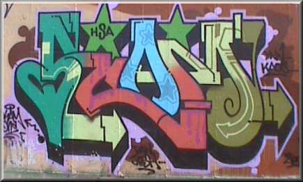 Graffiti on Jericho Beach, Vancouver, Canada