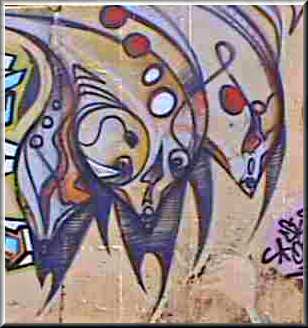 Graffiti on Jericho Beach, Vancouver, Canada