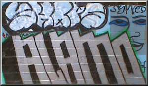 Alamo Graffiti - where the fuck is "cheeto"?