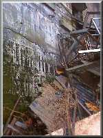 Crumbling civilations in vacant graffiti lot