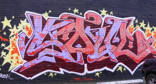 Seattle Graffiti - Mr Ruby Suede