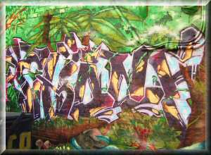 Graffiti Mural - detail