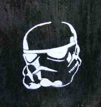 Graffiti on Wienie Packing Plant wall