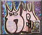 Graffiti like this reminds you of Broken Cookies and Red Balloons.