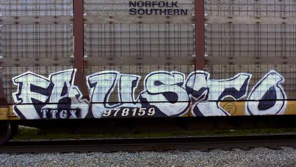 Train Graffiti Tag by FAUSTO
