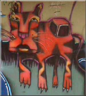 Red Cat Graffiti, Vancouver