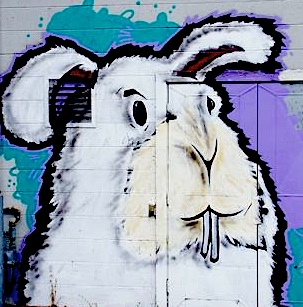 Graffiti in Prince George, BC, CANADA, wall mural
