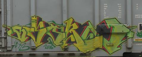 sea turtle green - graffiti vancouver