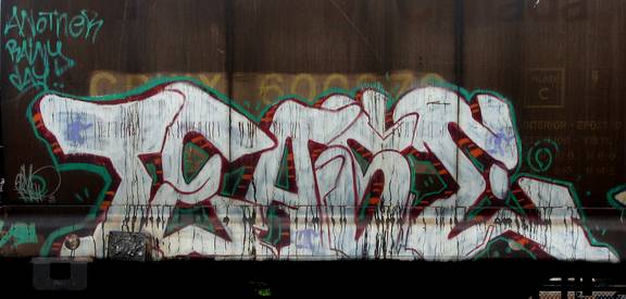 Train Graffiti - Vancouver BC