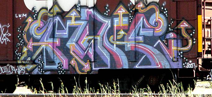 Grafitti - trains - vancouver bc canada