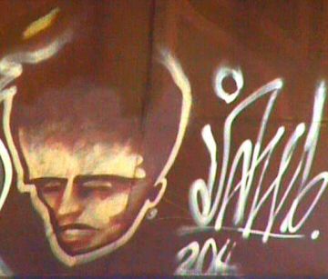 Graffiti on trains: frontal love or repressed buddha?