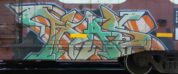 more rusty track graffiti