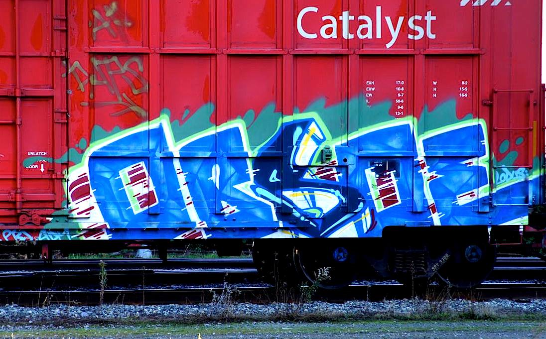 train graffiti BY obsoe, ensoe, violin solo etc 