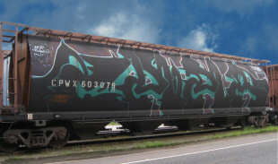 E2E - Whole Car Graffiti shot in Vancouver