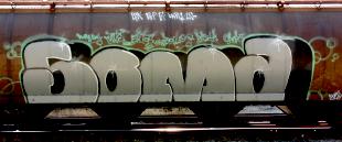 trains - whole car graffiti - SOMA